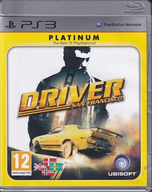 Driver San Francisco - PS3 Platinum (B Grade) (Genbrug)